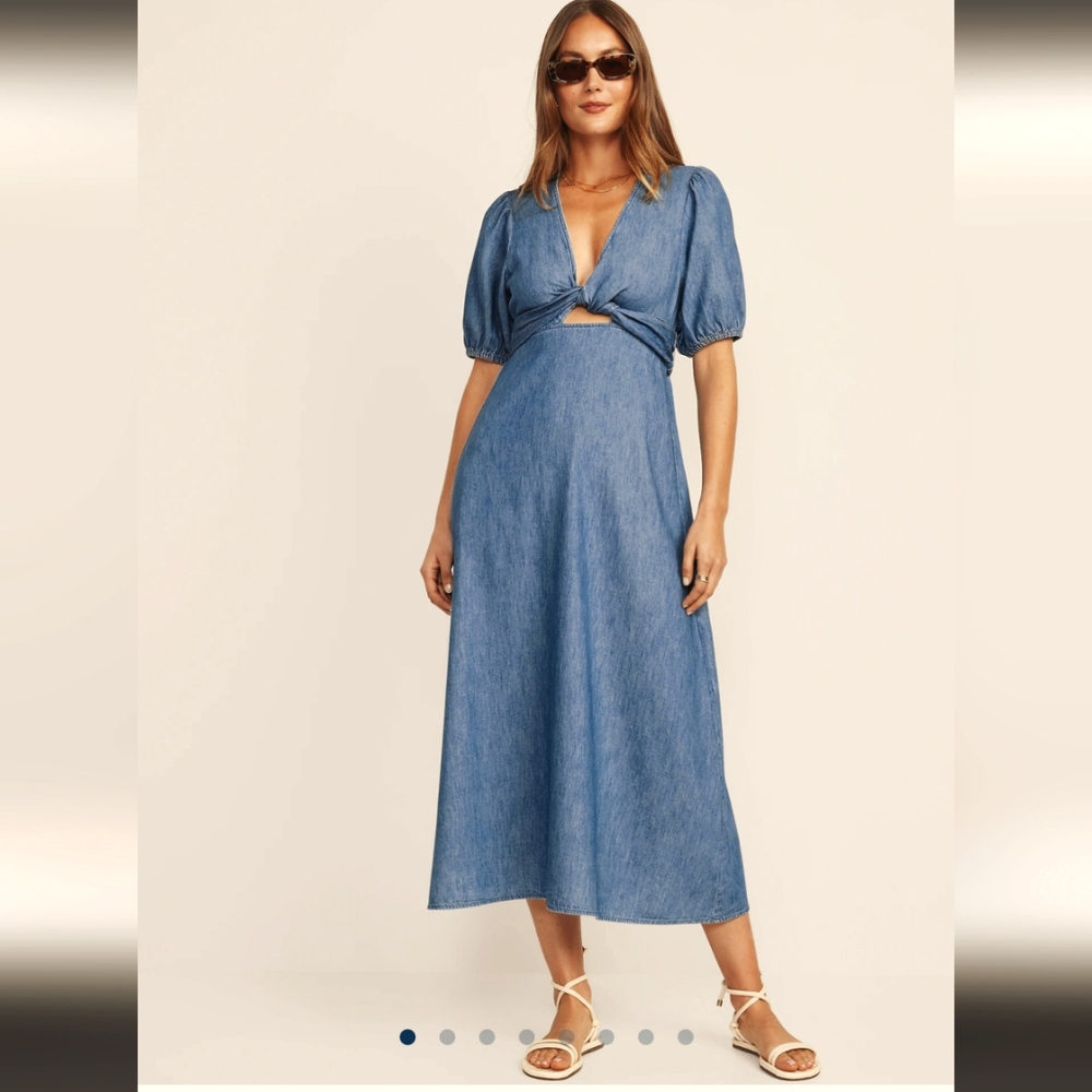 Old Navy NWT 2XL Fit and Flare Twist Front Maxi Dress